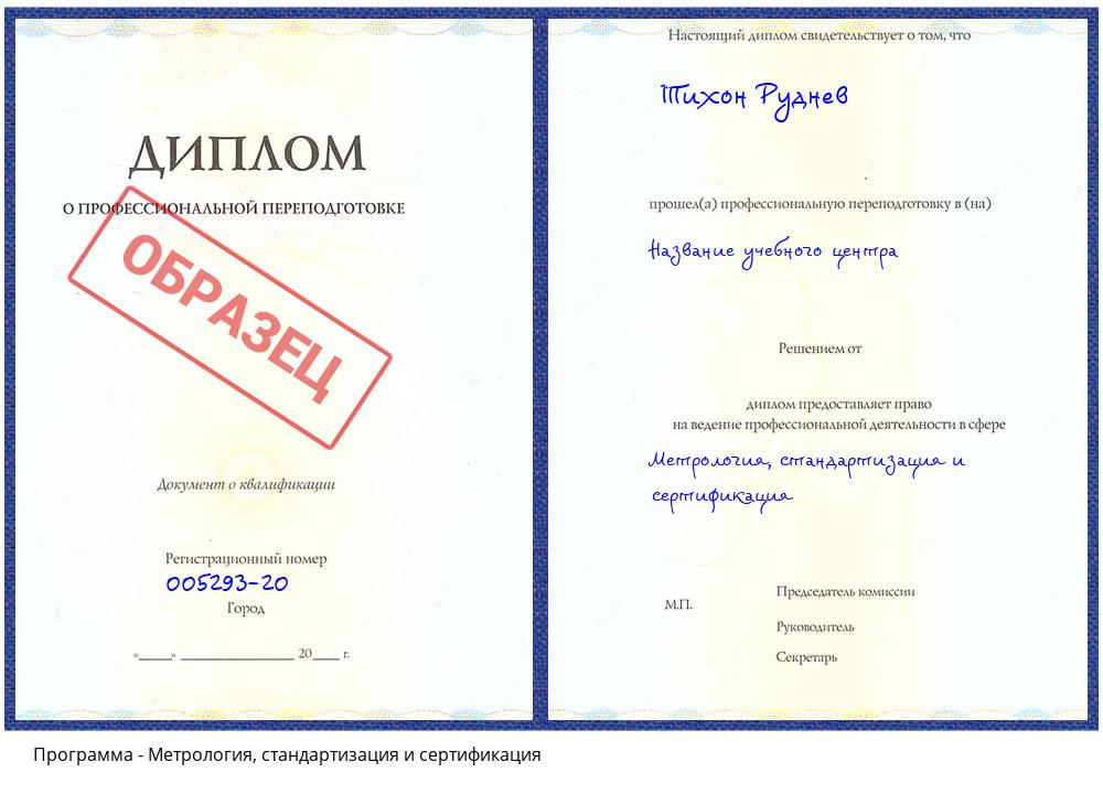 Метрология, стандартизация и сертификация Дагестанские Огни